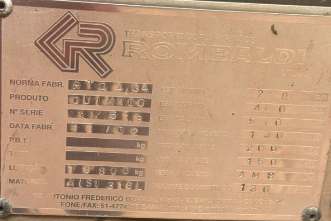 Randon Tanque - 20/20 2