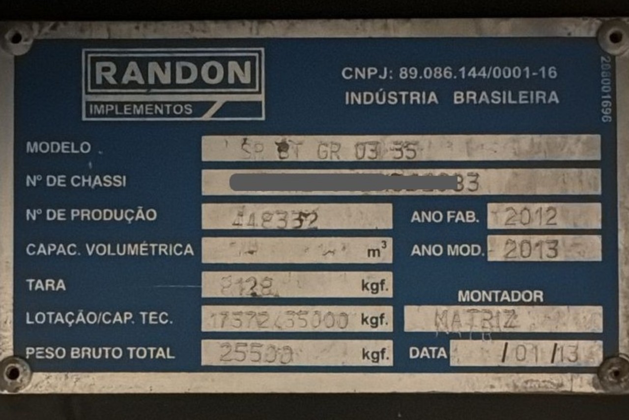 Randon Carga seca - 13/12 9
