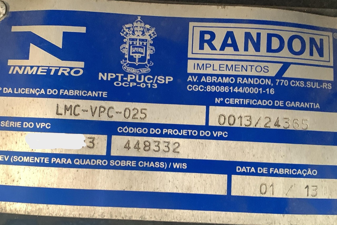 Randon Carga seca - 13/12 16