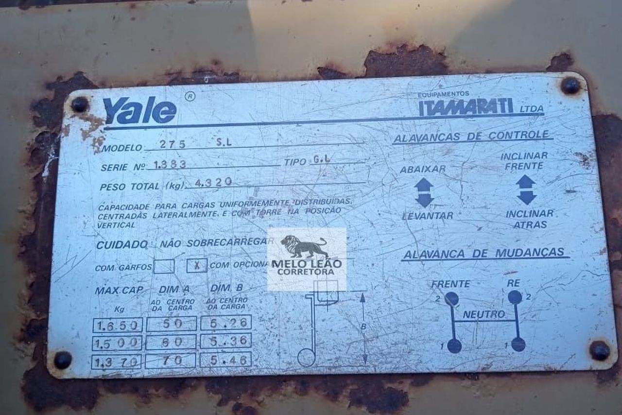Yale Empilhadeira - 80/80 3