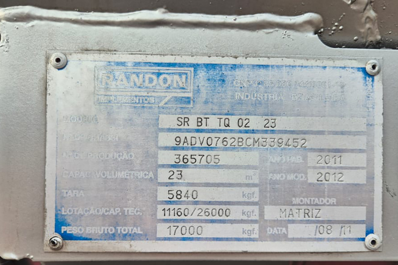 Randon Tanque - 11/12 20