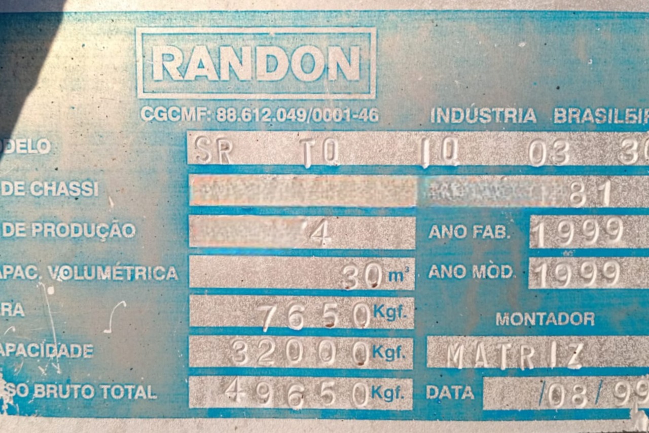 Randon Tanque isot. - 99/99 5