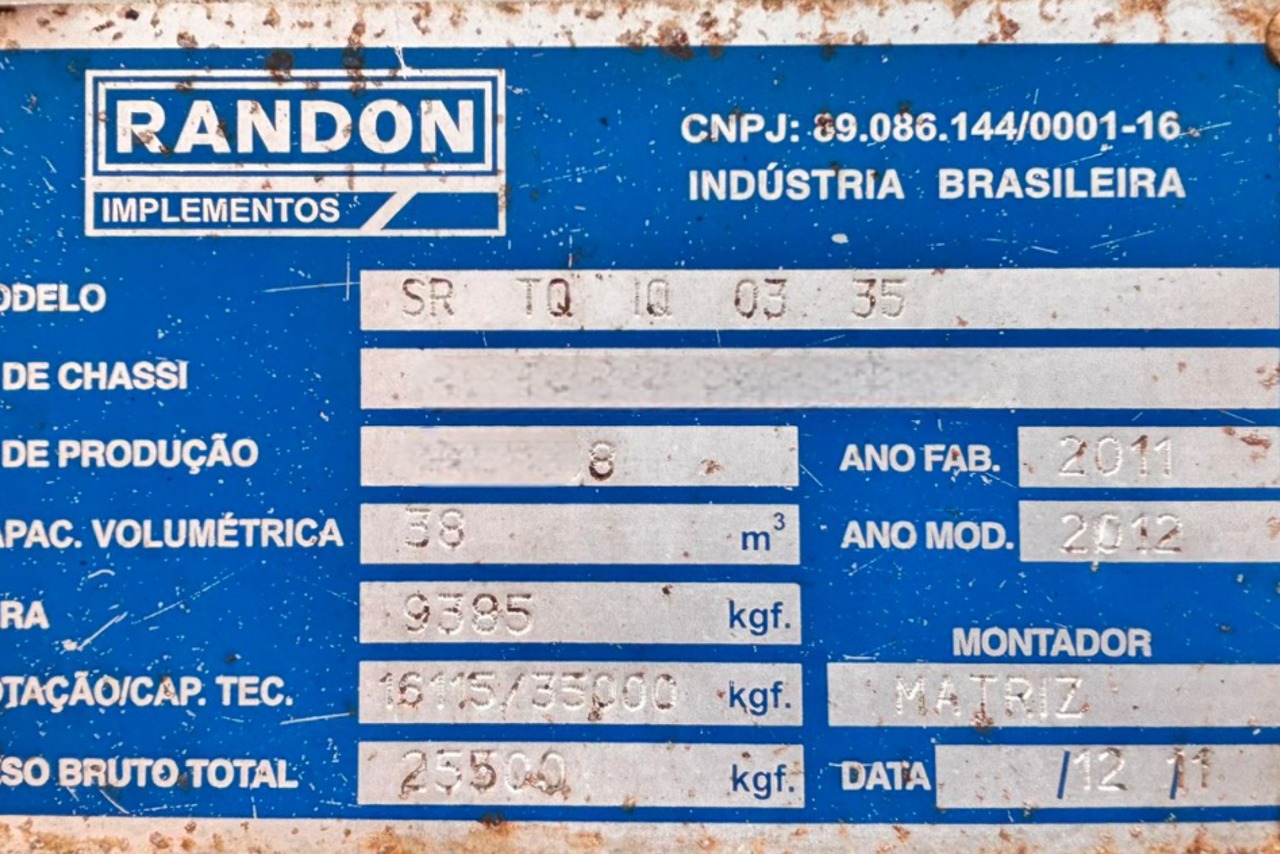 Randon Tanque - 11/12 7