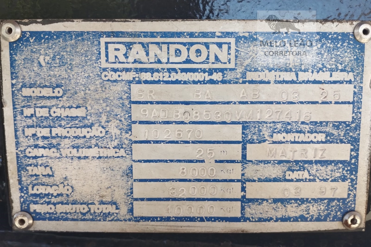 Randon Caçamba - 97/97 15