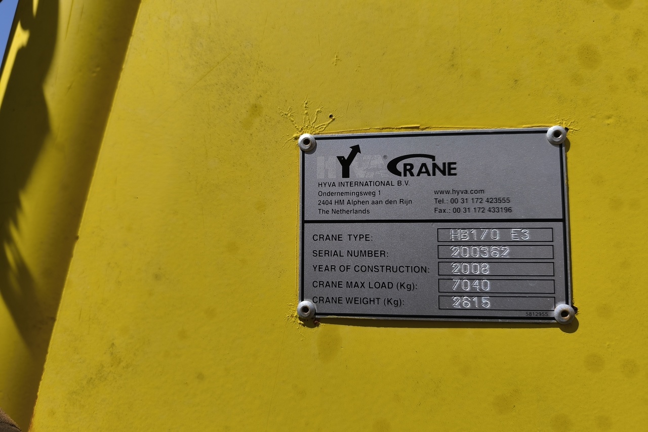 Hyva Crane HB170E3 - 08/08 8