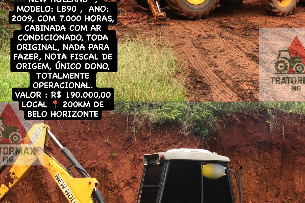 New Holland  LB90 - 09/09 2