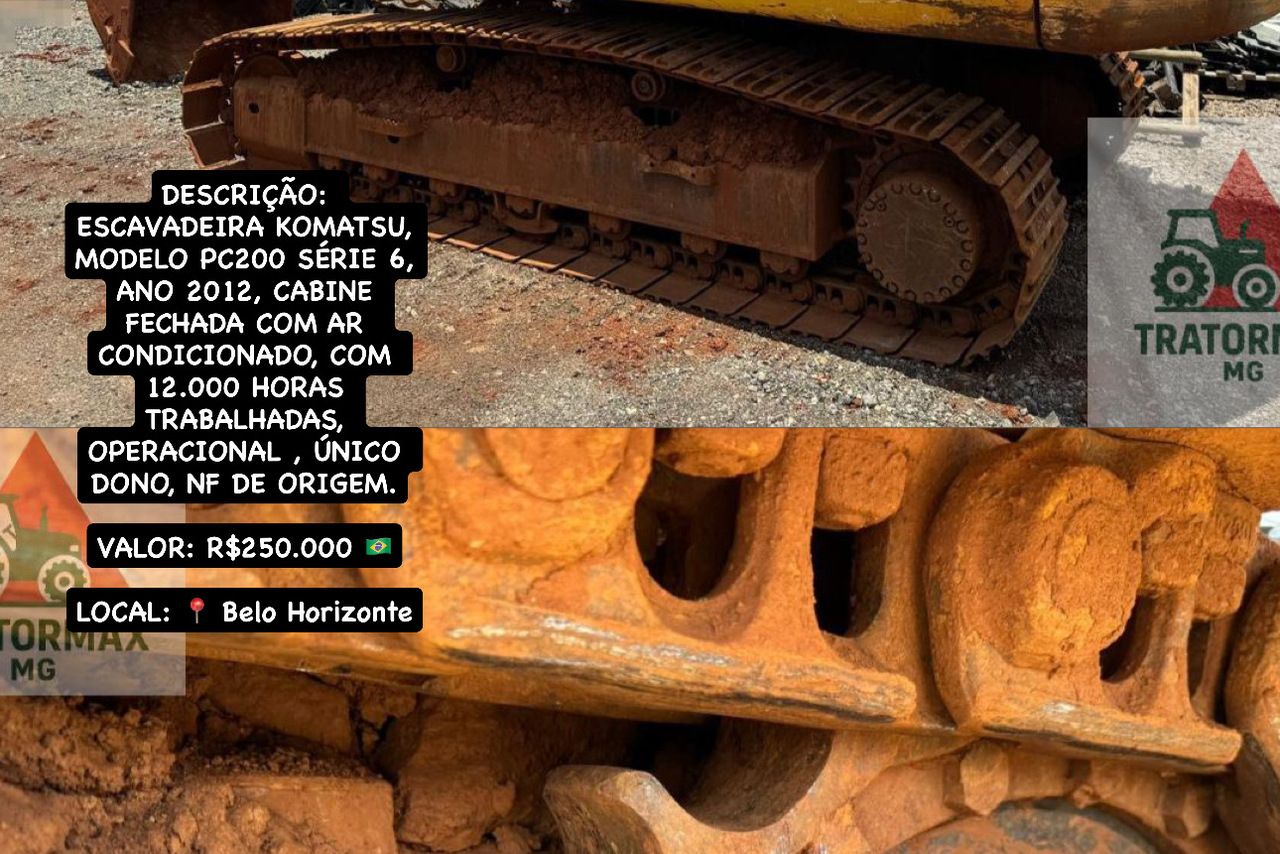Komatsu PC200 - 12/12 8