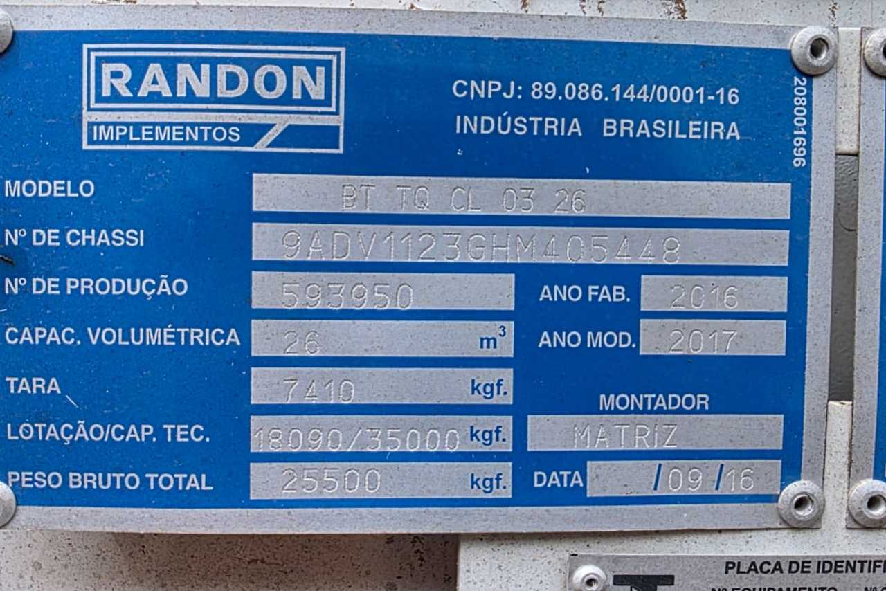 Randon Tanque - 16/17 19
