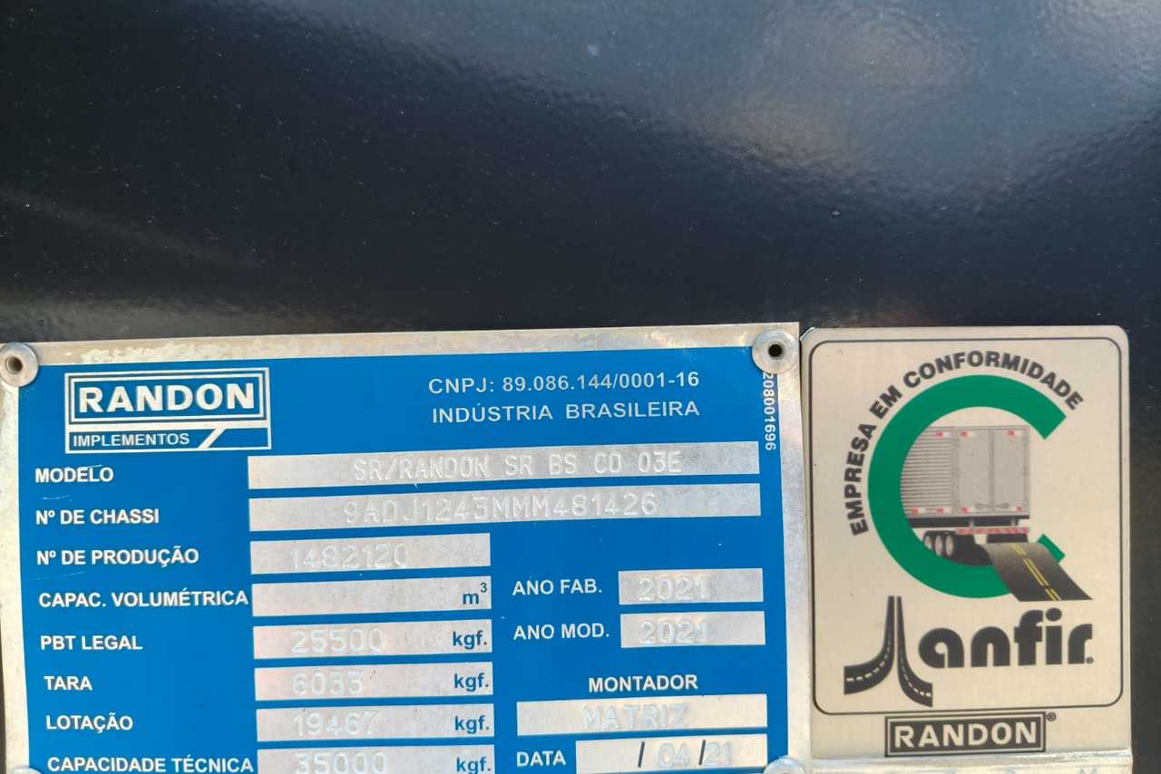 Randon Porta Container - 21/21 15