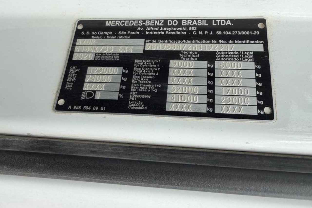 Mercedes Benz Axor 4144 - 21/21 7