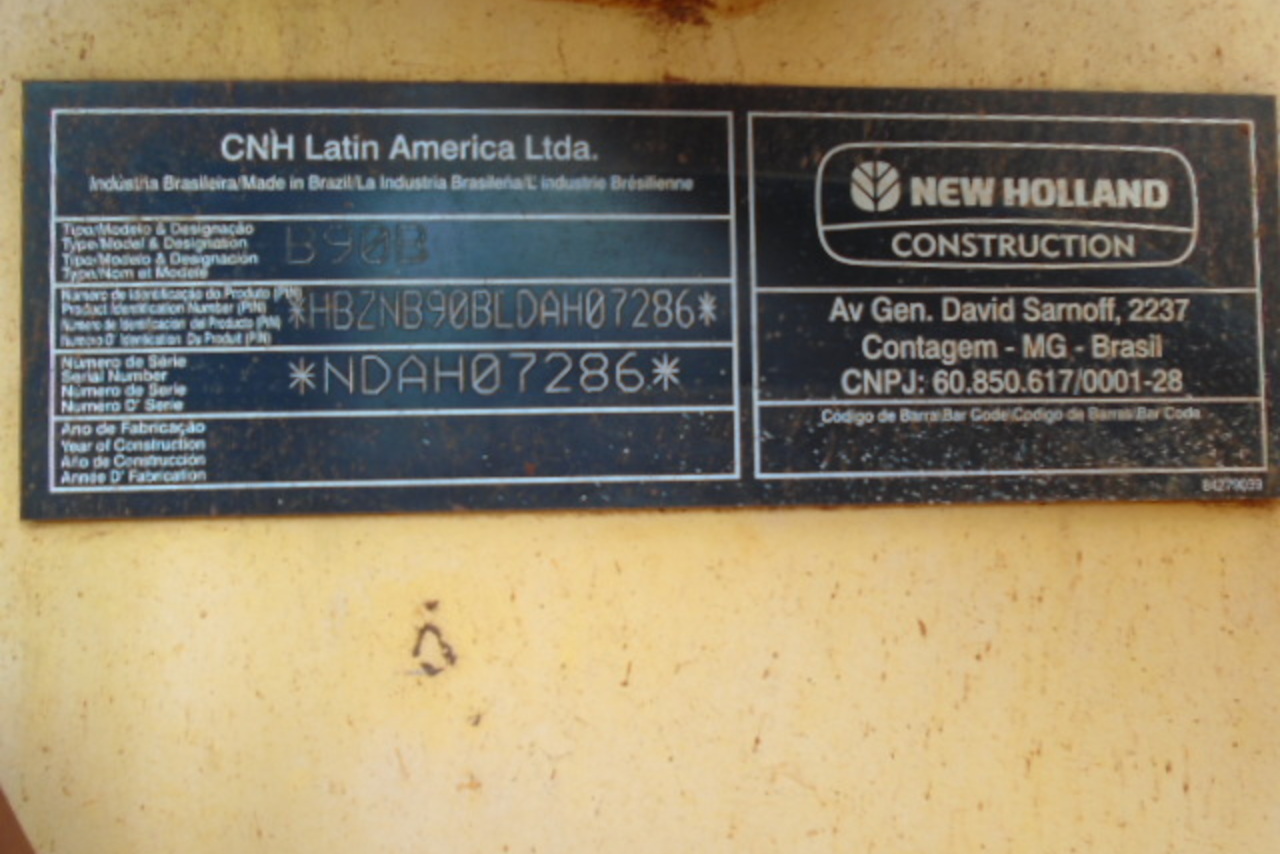 New Holland B90B - 11/11 13