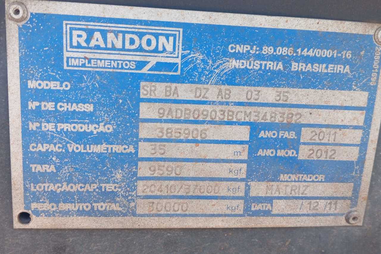 Randon Caçamba - 11/12 2