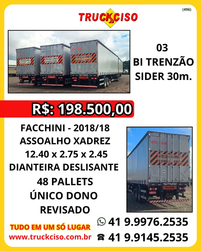 Facchini Furgão Lonado   - 18/18 8