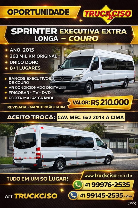 Mercedes Benz Sprinter Executiva 415 - 15/15 15