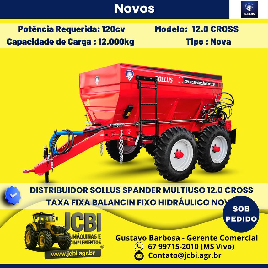 Sollus Spander Orgânico 12.0 CROSS -  2