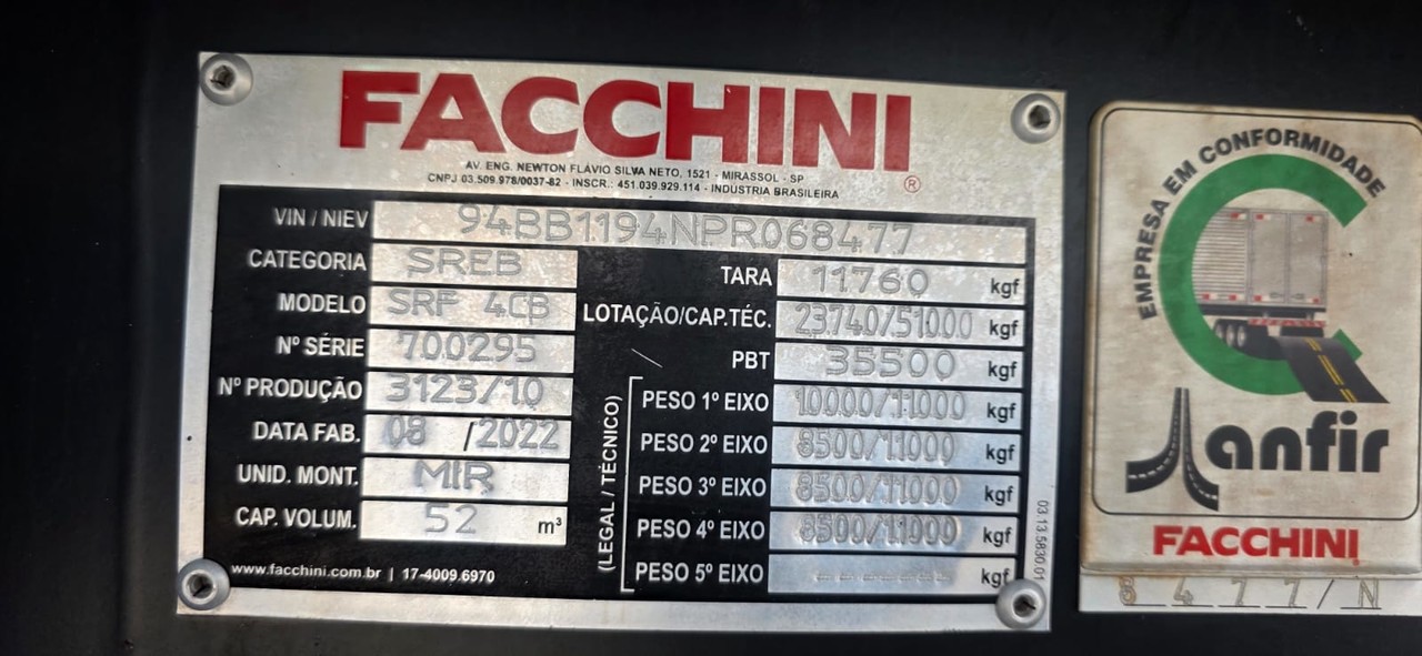 Facchini Caçamba - 22/23 9
