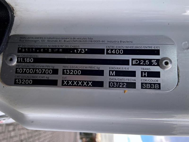 Volkswagen 11-180 Delivery  - 22/23 11