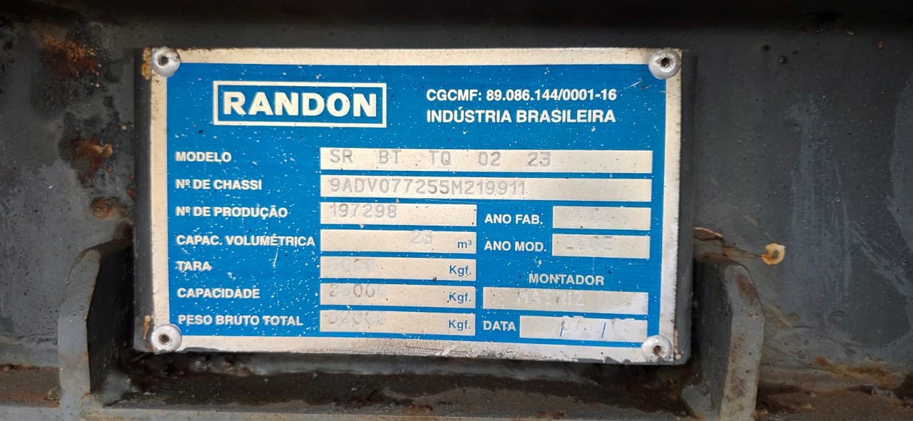 Randon Tanque - 05/05 20