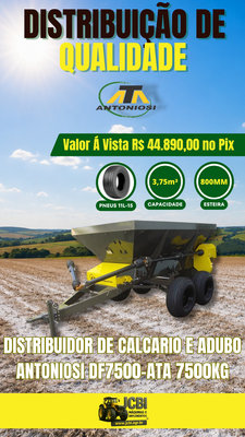 Distribuidor de Fertilizantes, Calcário e Sementes