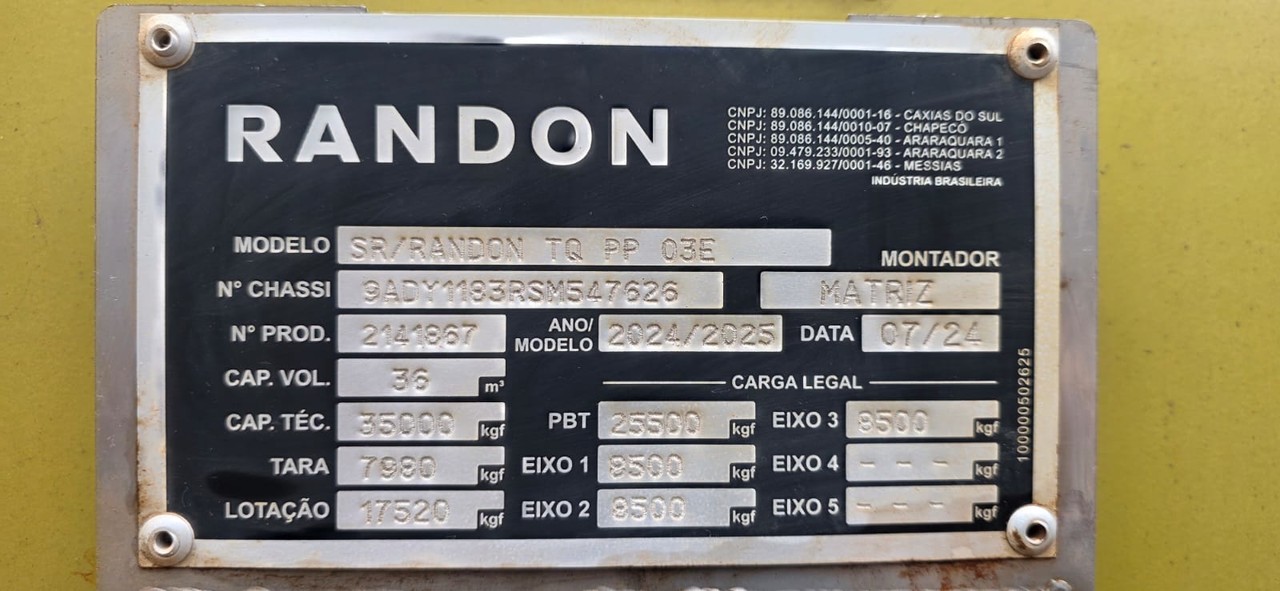Randon Tanque - 24/25 16